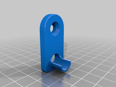 Dowl / curtain rod end holder bracket