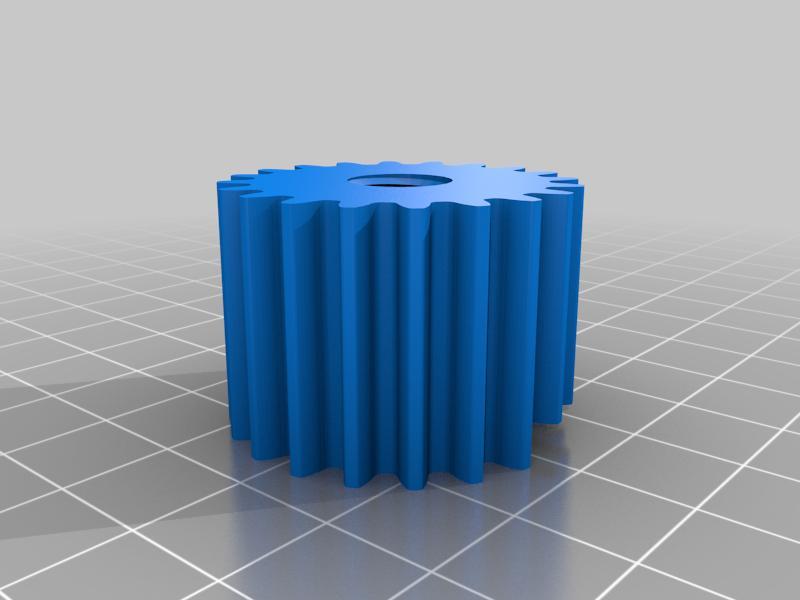 Z20 barrel cog for fischertechnik