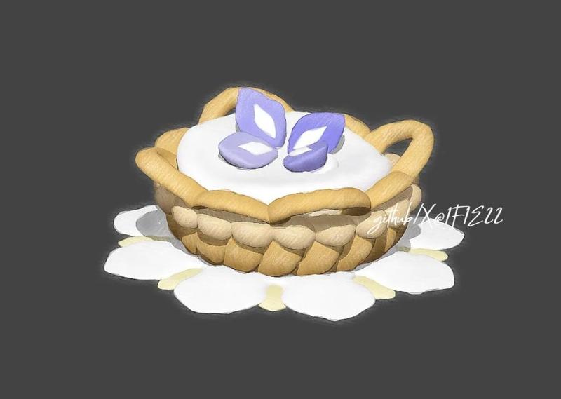 【ELSWORD】Elysion food：StarFruitTart（艾尔之光-艾丽西昂食物：杨桃蛋挞）