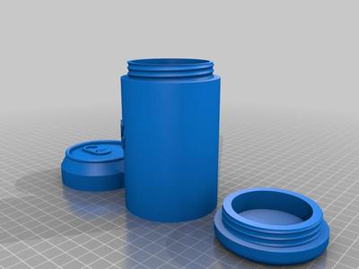 Secret Stash Soda Can with Hide Away Compartment - With 3D Text