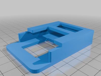 Led strip control (12x4x0.7 cm) holder