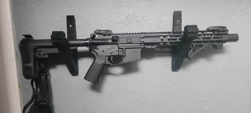 Rifle Wall Hanger Brackets AR - 50cal - Relover
