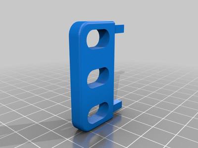 Schroff 1U power strip Bracket
