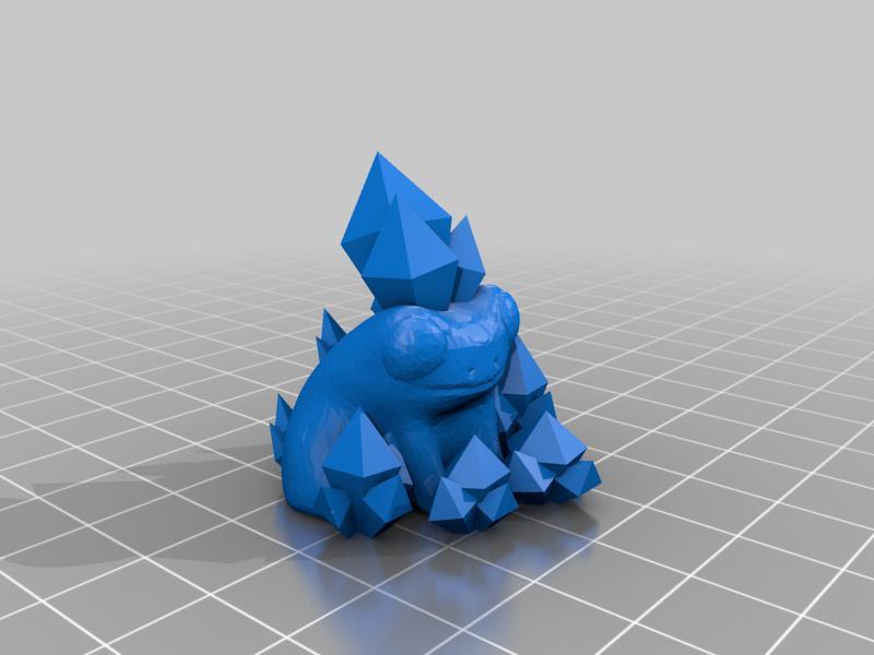 fred the frog but he's the ice king