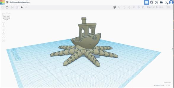 Bocktopus-Benchy octopus