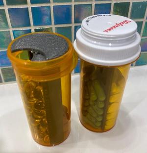 Rx Prescription Bottle Divider