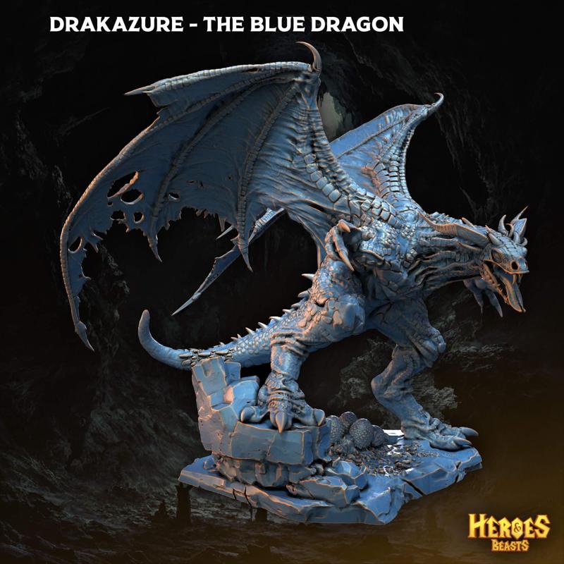 Drakazure- Blue dragon