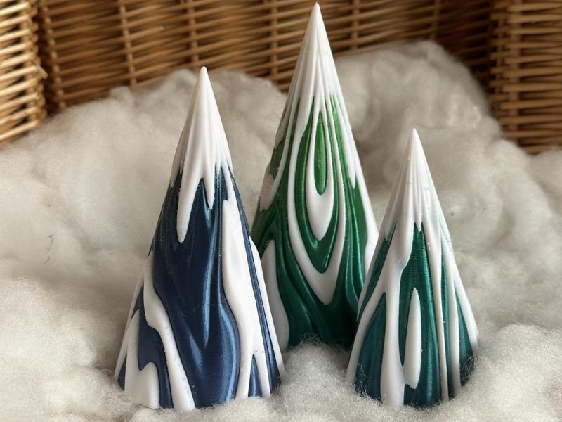Snowy Lawren Trees 