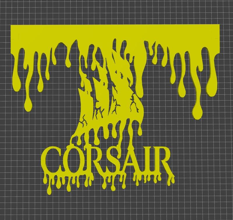 Corsair Logo for Pc Door