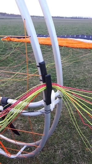 paramotor cord holder