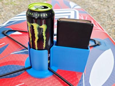 SUP Can & Gear Holder – Large Can + Phone Slot