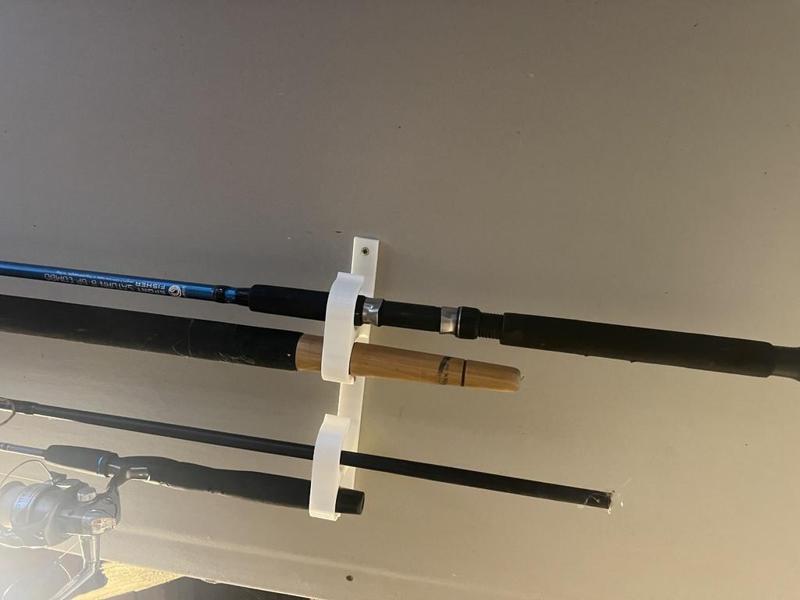 fishing rod ceiling rack