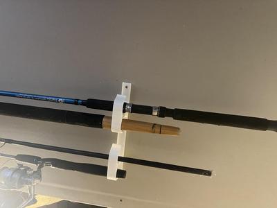 fishing rod ceiling rack