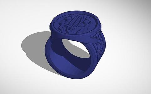 House Hollow Signet Ring