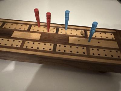 Cribbage pin