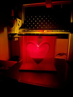 Suspended lighted Heart V2.0