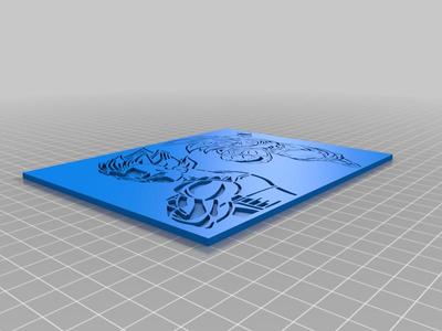 Goku/Vageta Texture Palette