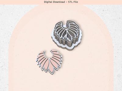 Native Feather Clay Cutter for Polymer Clay