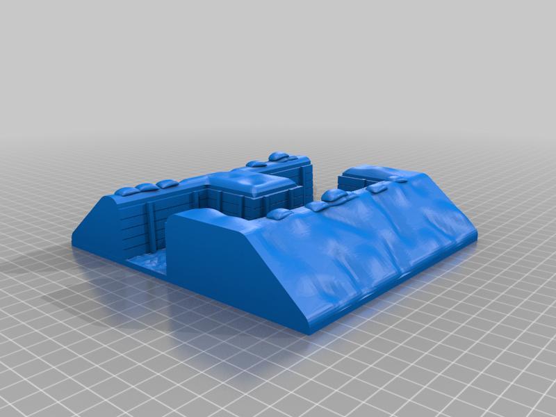 WWI Trench 28mm Wargame