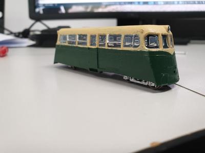 Tasmanian Government Railways Flying Flea railmotor HOn3.5