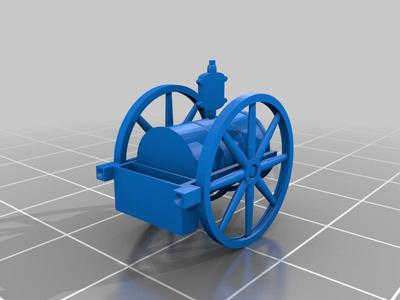WW1 airplane Fuel cart 