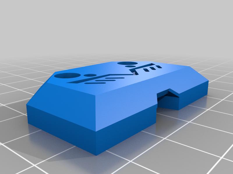 Kingroon KP3S Bed Cable Strain Relief with ADXL345 Mount