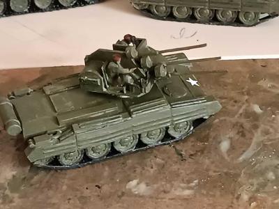 "POLSTEN GUN CRUSADER" TRIPLE OERLIKON 20mm.