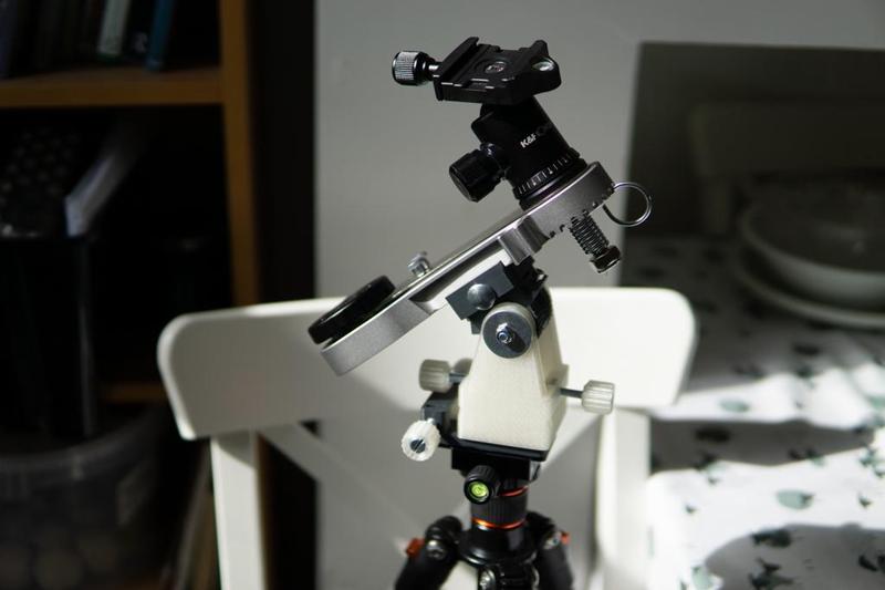 Polar wedge for astrophotography with the Minitrack LX4