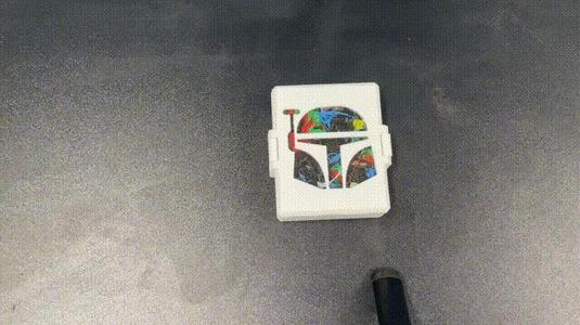 Small Mandalorian poop box-print in place &1 piece