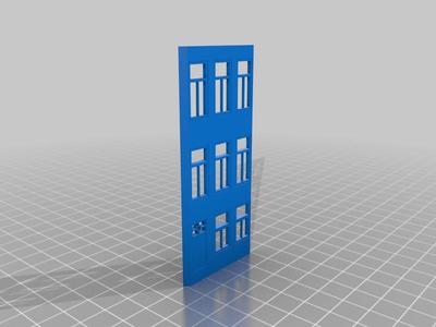 n scale old building with shop 2