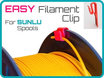 Easy Filament Clip for Sunlu spools