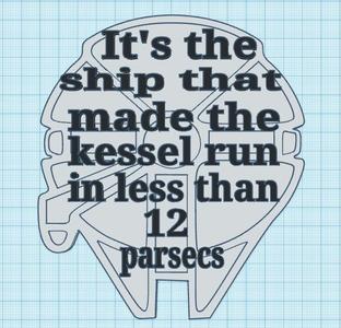 Millennium Falcon Sign