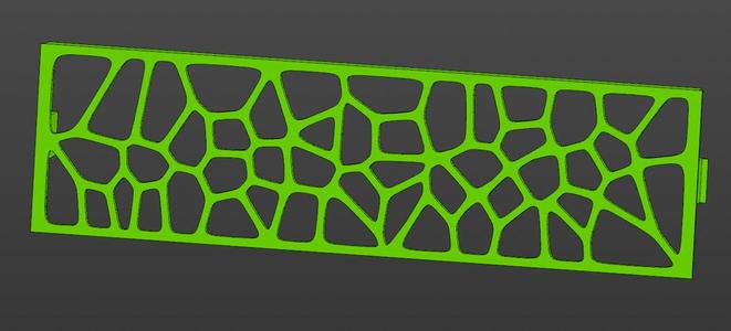 5,25&quot; bay cover Voronoi