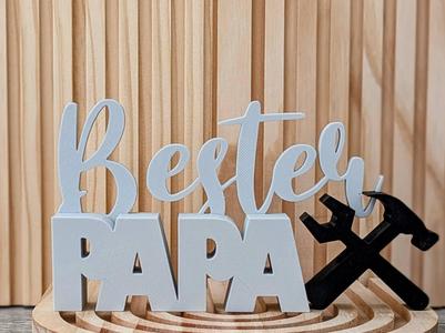 Bester Papa – 3D Printed Gift with Tools Design