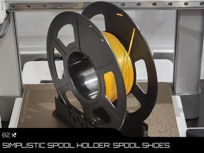 Spool "Shoes" - A Simplistic Spool Holder