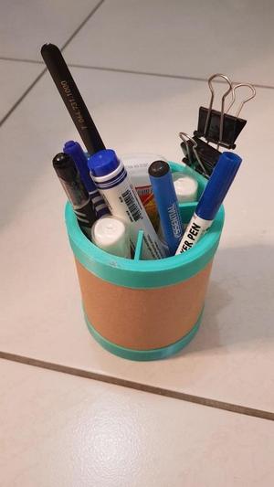 toilet paper core bottom and top cap