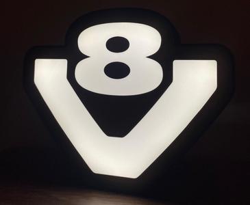 Scania V8 lightbox