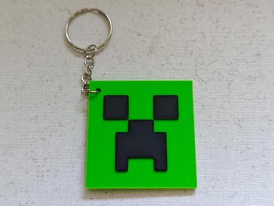 Creeper Keychain – Minecraft Fan Art