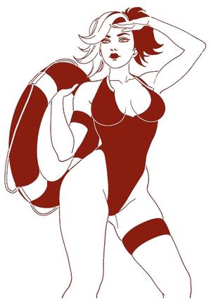 Life Guard stencil