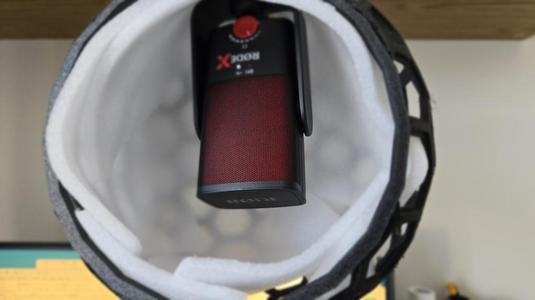 Microphone (Rode) soundproof ball for voice recording