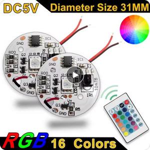 5v Round RGB led holder