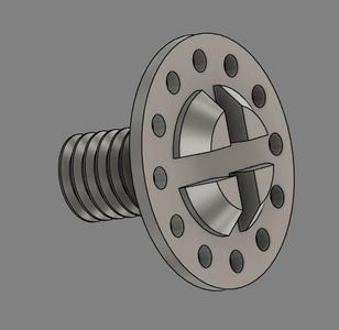  Troy Lee Design D3 screw + thread for visor - tld Helm Schraube + Gewinde für Visier 