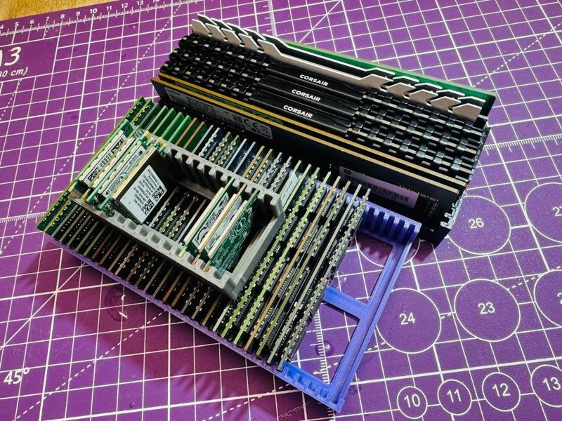 Customizable RAM and other computer card stand