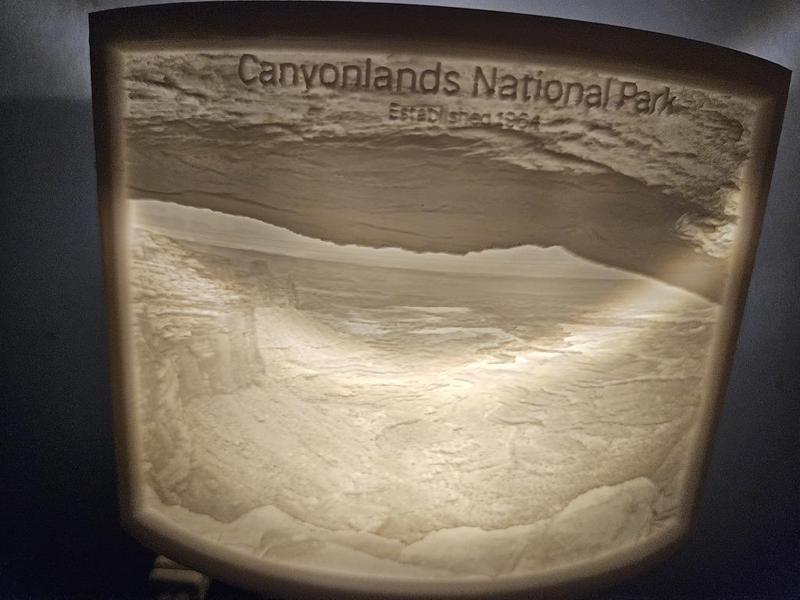Canyonlands National Park Nightlight Lithophane