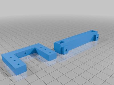 T 3619 Grave digger rear body posts bottom (2/2)