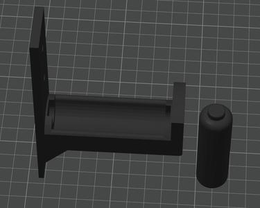 Fillament Spool Wall Holder