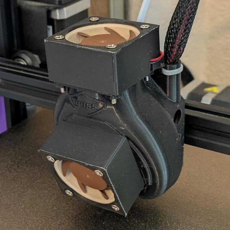 4x20 Noctua Fan Cover for Ender Briss Fang