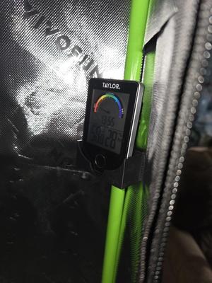 taylor humidity meter mount for grow tent