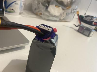 Lipo 6 s 5 inch quad balancer plug holder with clamp