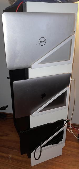 Wall, furniture mount for laptop, tablet, monitor